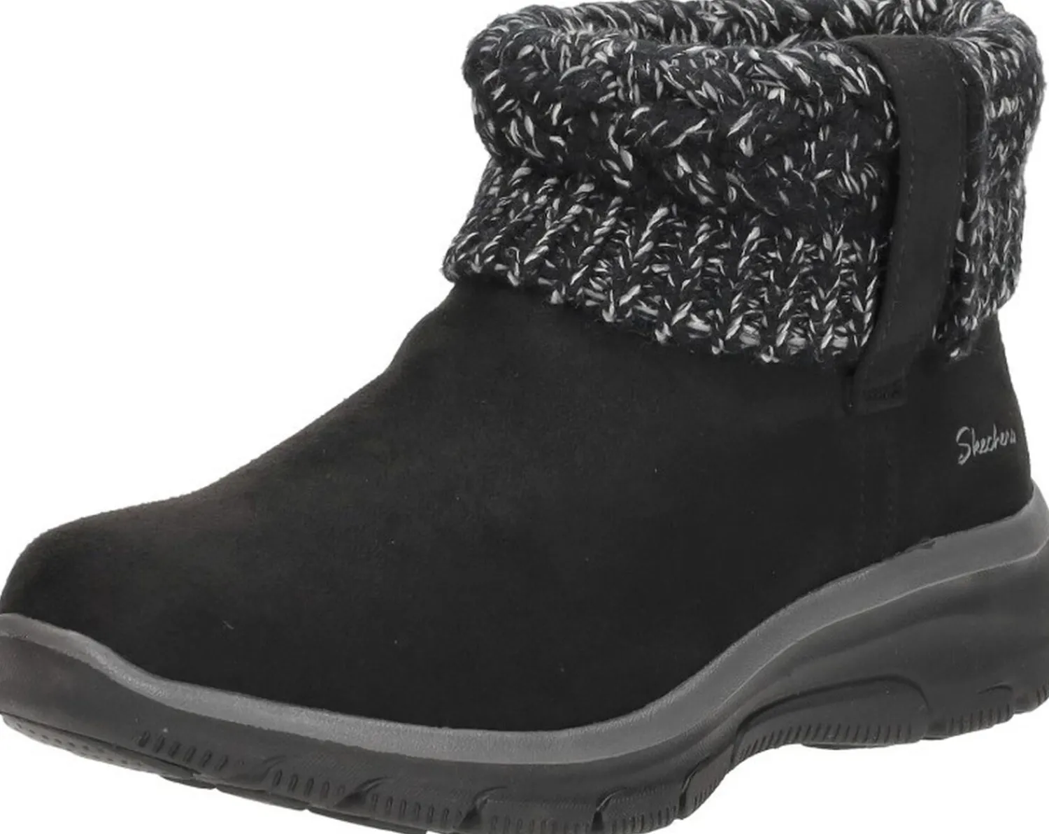 Skechers Enkellaarsjes Plat Zwart Best