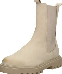 Sub55 Enkellaarsjes Plat Beige Fashion