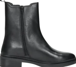 Sub55 Enkellaarsjes Plat Zwart Discount