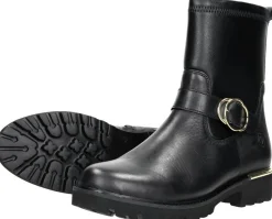 Remonte Enkellaarsjes Plat Zwart Sale