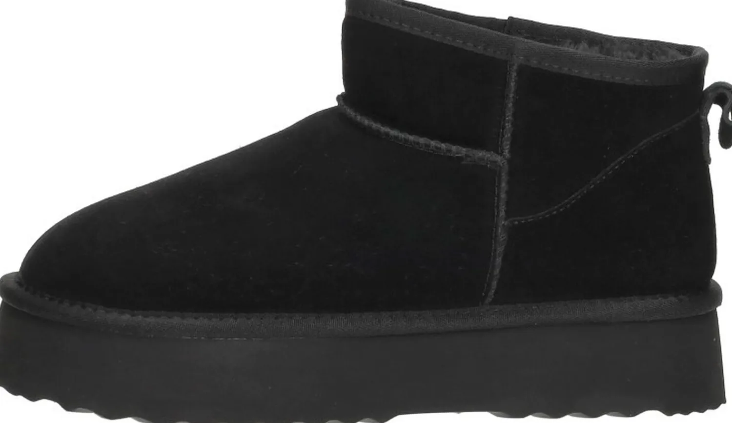 Shoecolate Enkellaarsjes Plat Zwart Outlet