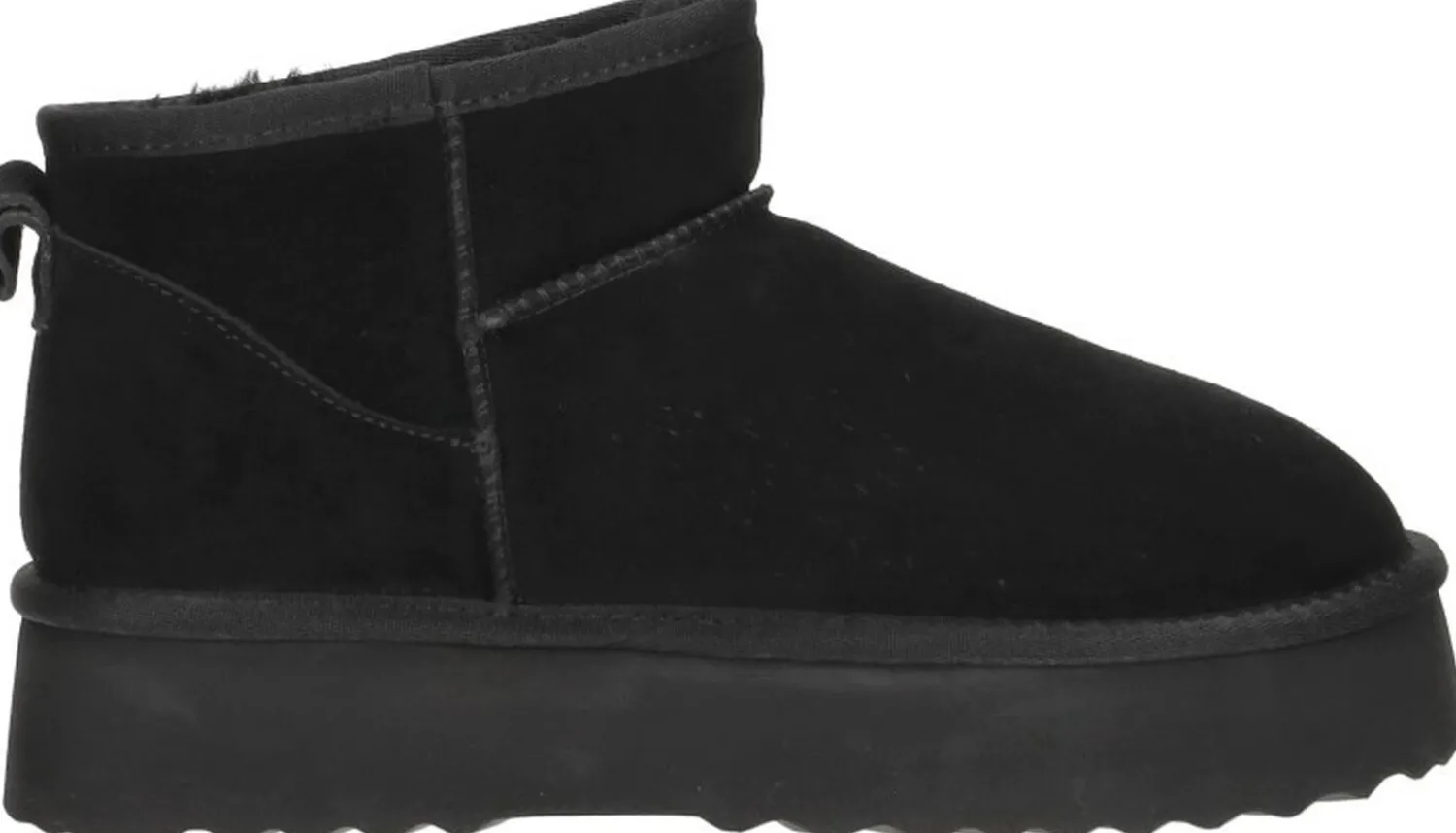 Shoecolate Enkellaarsjes Plat Zwart Outlet