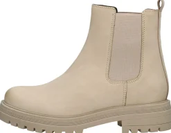Sub55 Enkellaarsjes Plat Beige Online