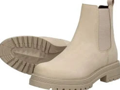 Sub55 Enkellaarsjes Plat Beige Online