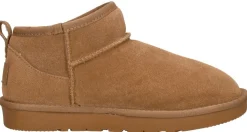Sub55 Enkellaarsjes Plat Cognac Fashion