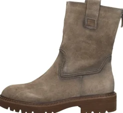 Tamaris Enkellaarsjes Plat Taupe Fashion