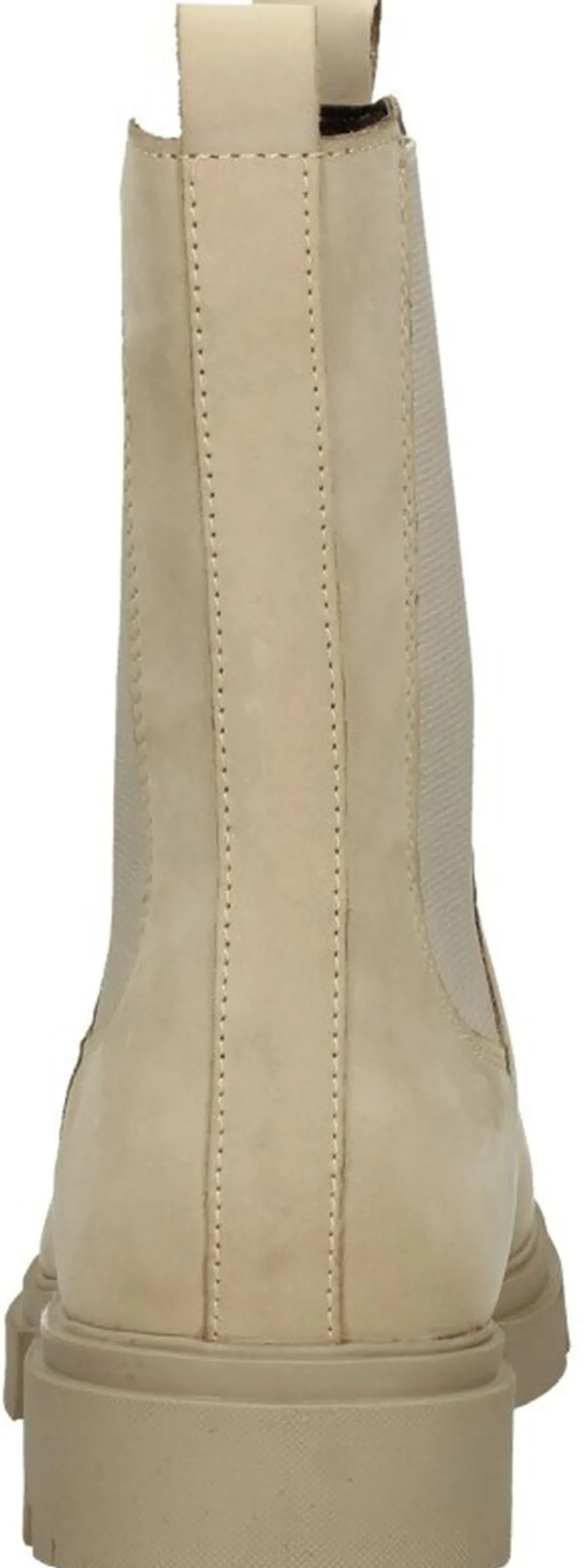 Sub55 Enkellaarsjes Plat Beige Sale