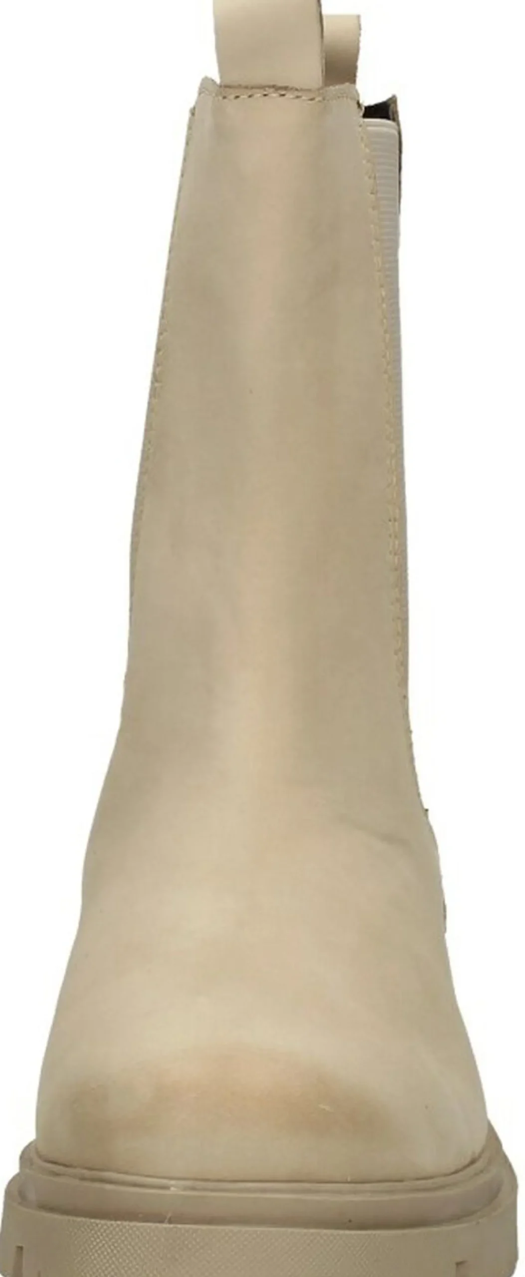 Sub55 Enkellaarsjes Plat Beige Sale