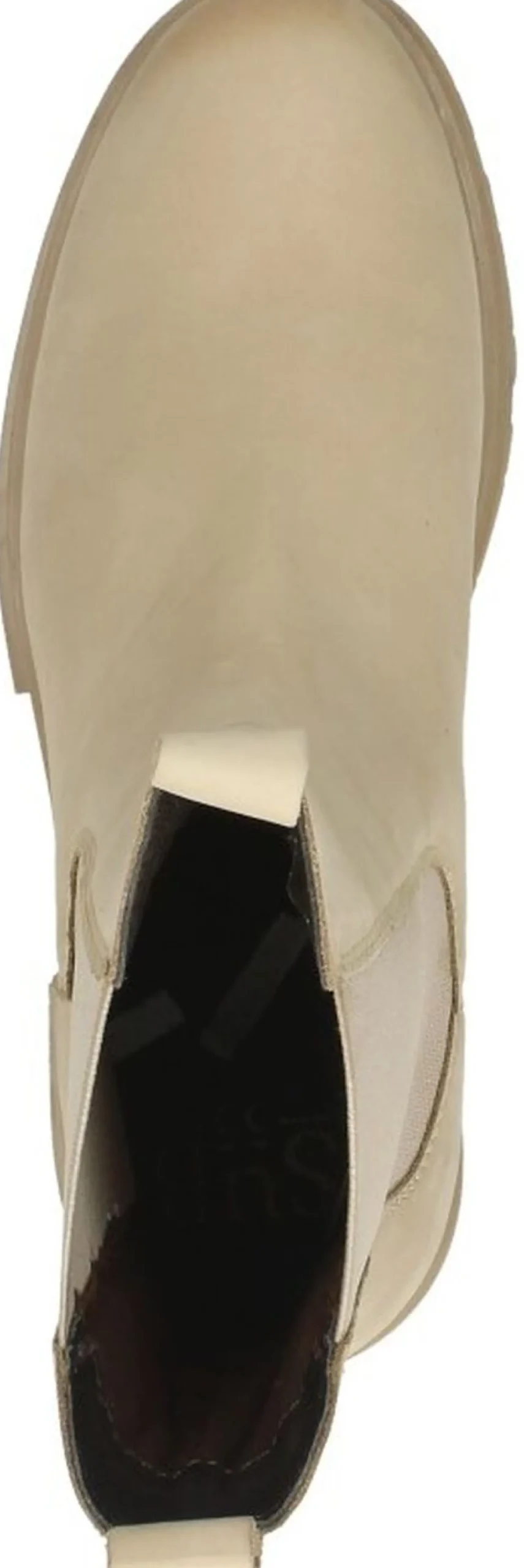 Sub55 Enkellaarsjes Plat Beige Sale