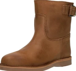Aqa Enkellaarsjes Plat Cognac New