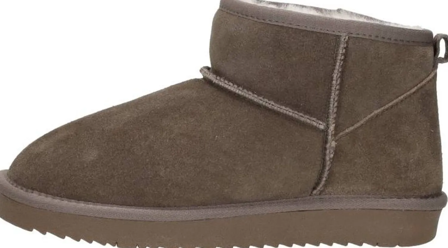 Sub55 Enkellaarsjes Plat Taupe Sale