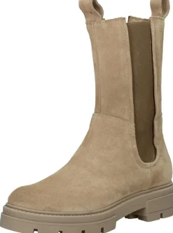 Mjus Enkellaarsjes Plat Beige Online