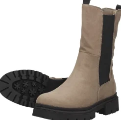 Marco Tozzi Enkellaarsjes Plat Beige Clearance