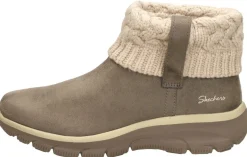 Skechers Enkellaarsjes Plat Taupe New