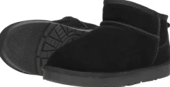 Sub55 Enkellaarsjes Plat Zwart New