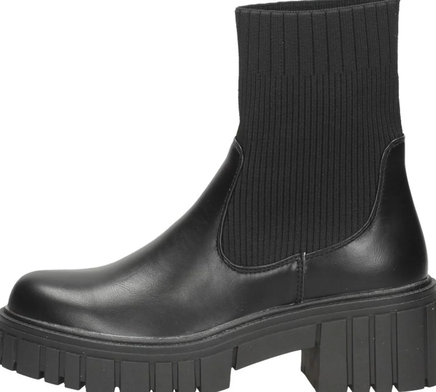 Posh By Poelman Enkellaarsjes Plat Zwart Best