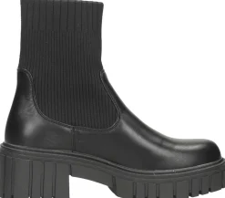 Posh By Poelman Enkellaarsjes Plat Zwart Best