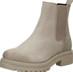 Sub55 Enkellaarsjes Plat Taupe Clearance