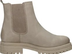 Sub55 Enkellaarsjes Plat Taupe Clearance