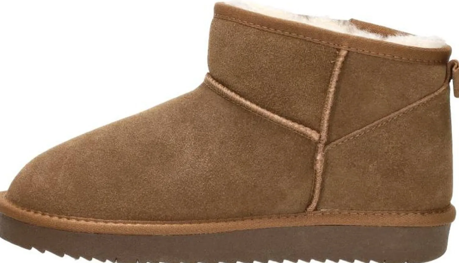 Sub55 Enkellaarsjes Plat Cognac Fashion