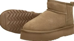Shoecolate Enkellaarsjes Plat Taupe Online