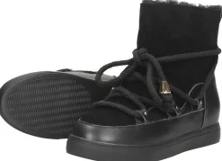 Sub55 Enkellaarsjes Plat Zwart Fashion