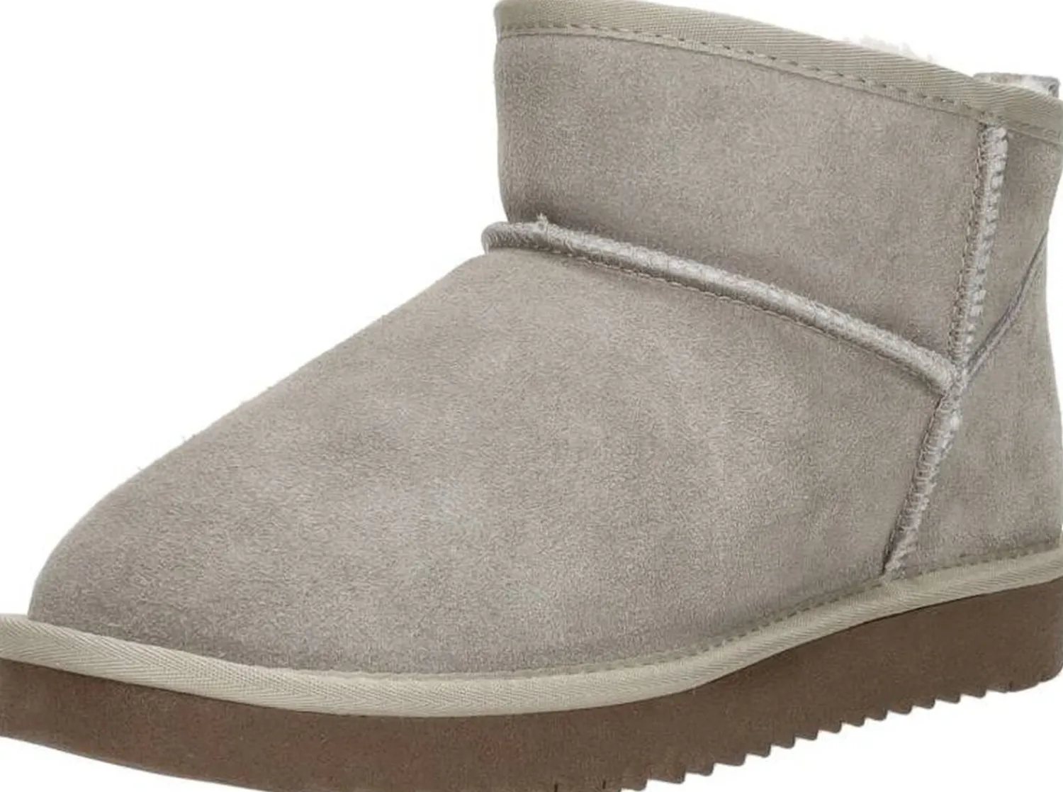 Sub55 Enkellaarsjes Plat Beige Discount