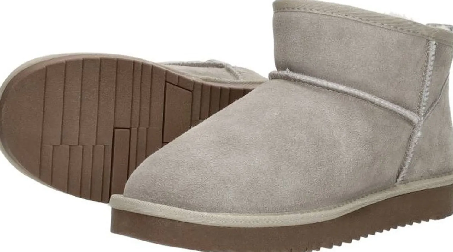 Sub55 Enkellaarsjes Plat Beige Discount