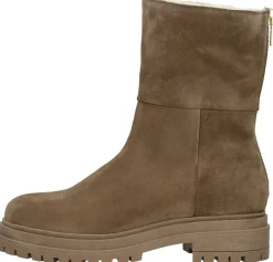 Red Rag Enkellaarsjes Plat Taupe Online