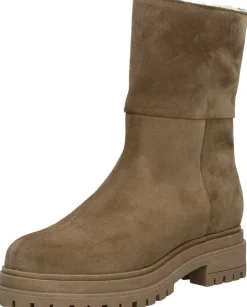 Red Rag Enkellaarsjes Plat Taupe Online