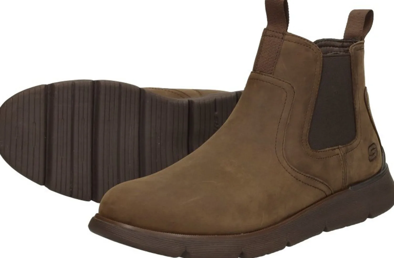 Skechers Enkellaarzen Donkerbruin Fashion