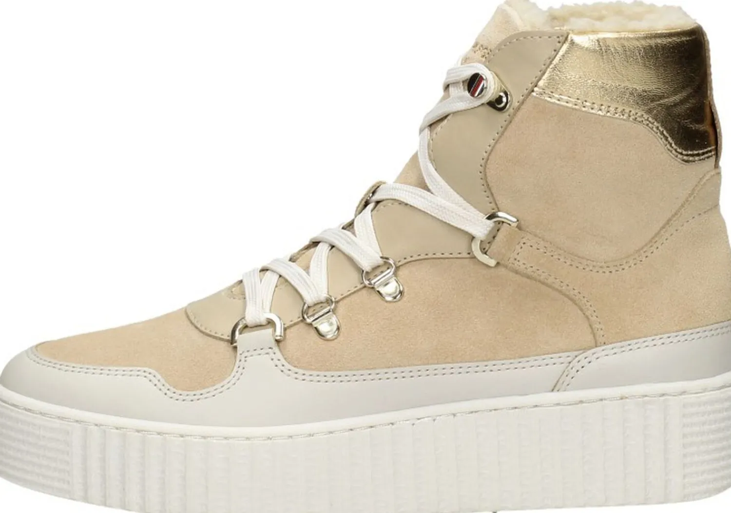 Tommy Hilfiger Feminine Outdoor Boot Beige Best