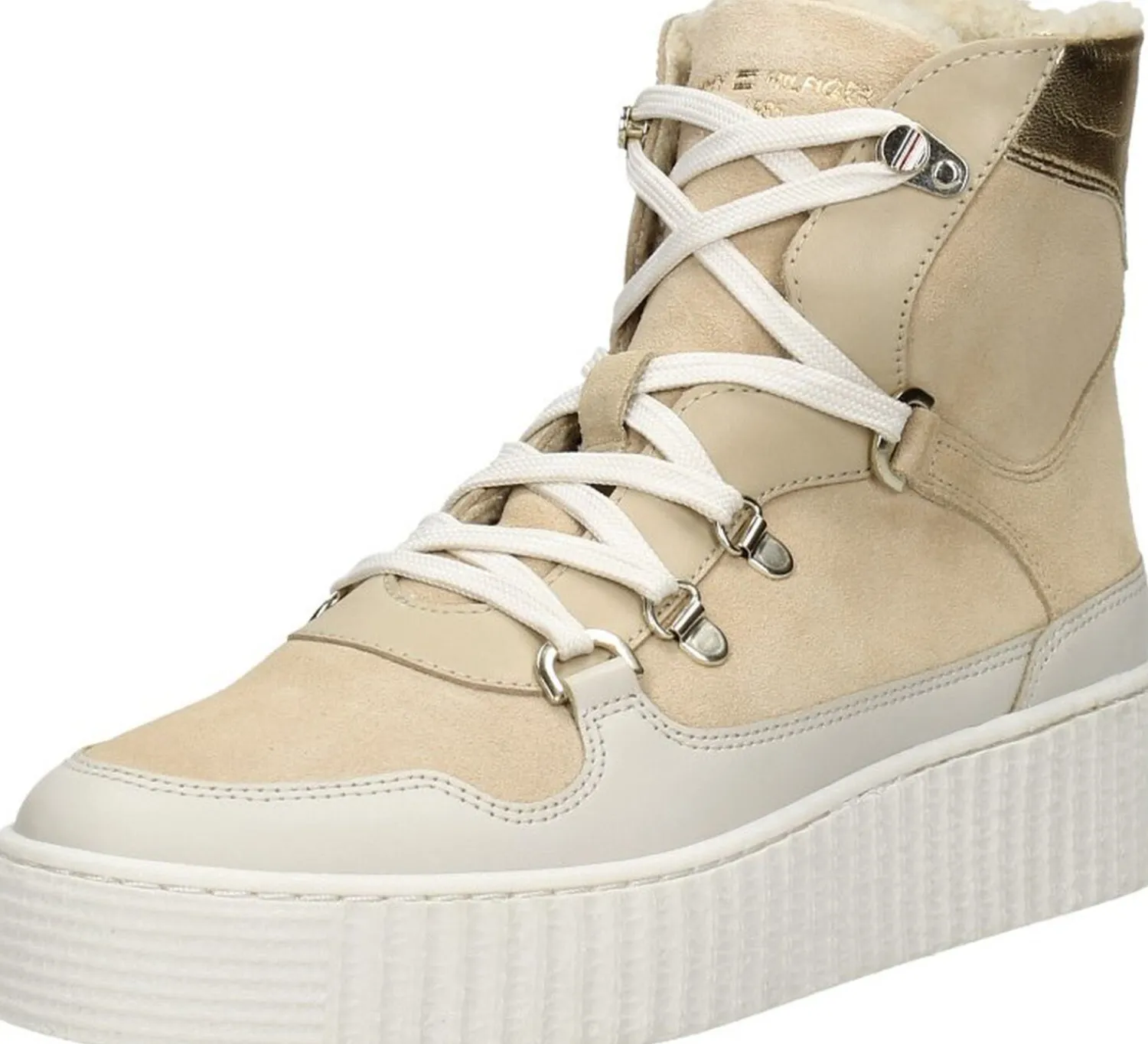Tommy Hilfiger Feminine Outdoor Boot Beige Best