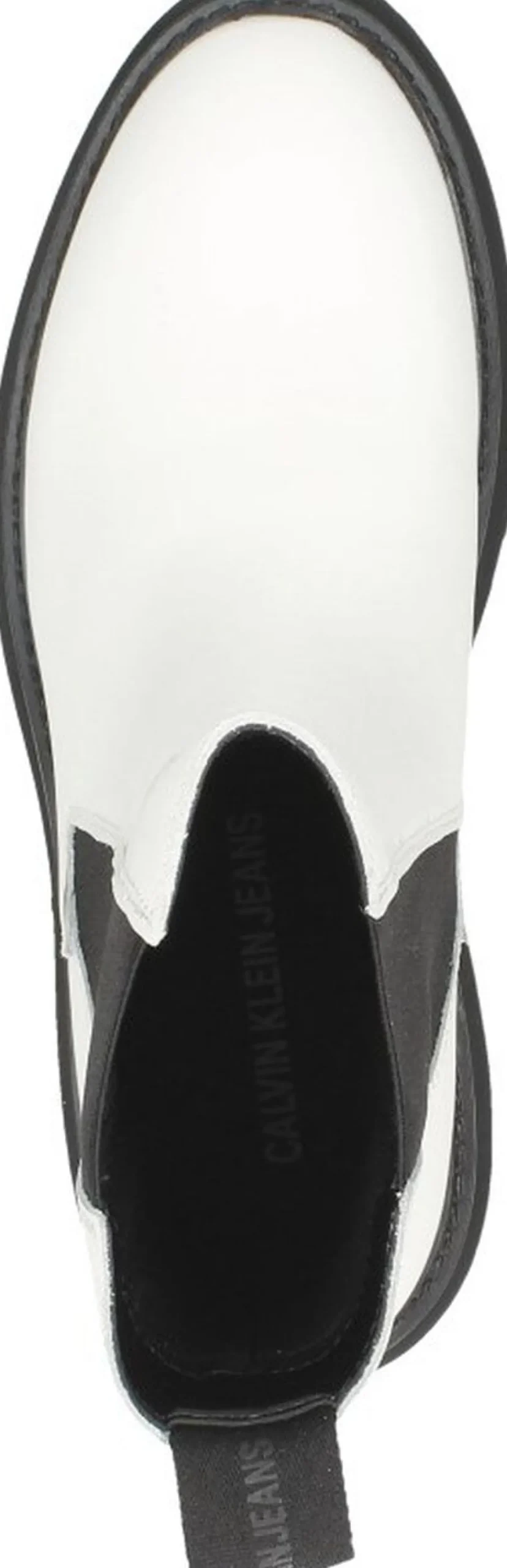 Calvin Klein Flatform Mid Chelsea Boot Wit New