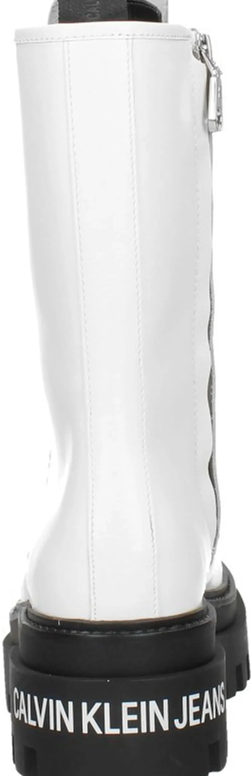 Calvin Klein Flatform Mid Lace Up Boot Wit Online