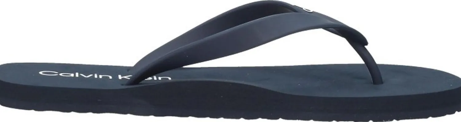 Calvin Klein Flip Flop Rubber Blauw Outlet