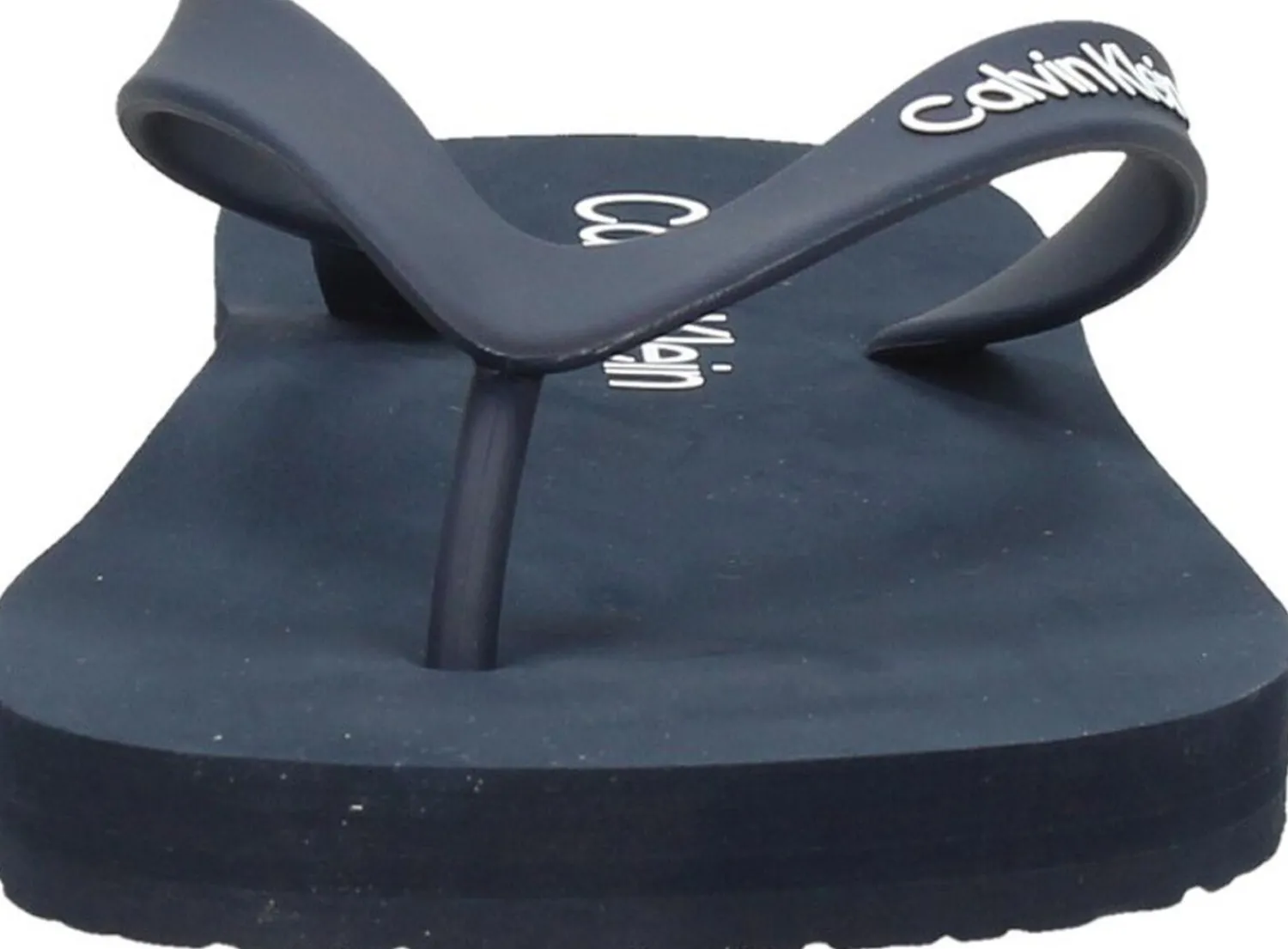 Calvin Klein Flip Flop Rubber Blauw Outlet