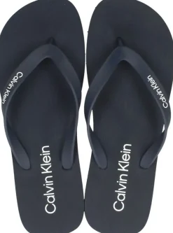 Calvin Klein Flip Flop Rubber Blauw Outlet