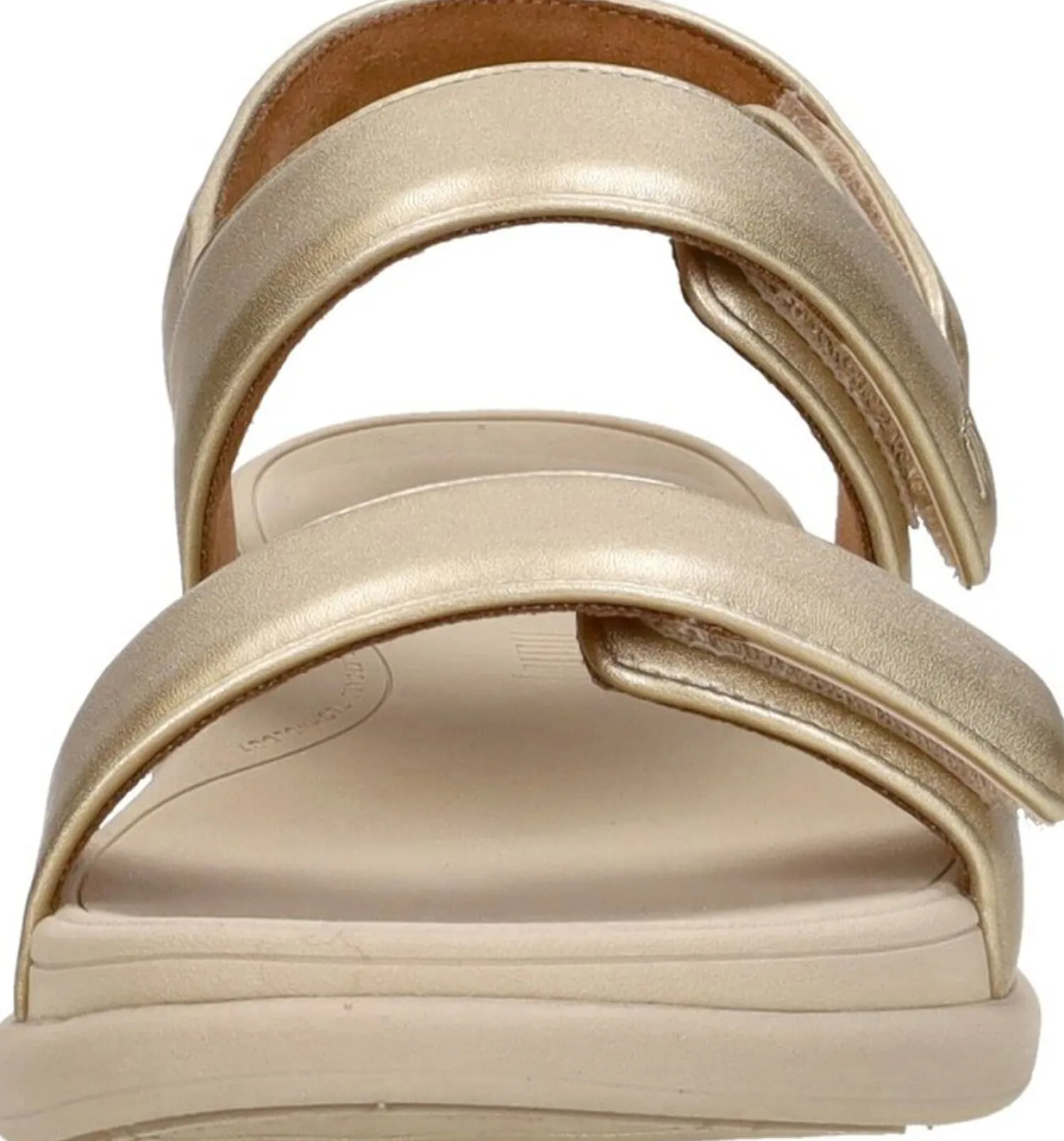 Fitflop F-Mode Go Adjustable Flatform Sandals Goudkleur Online