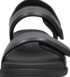 Fitflop F-Mode Go Adjustable Flatform Sandals Zwart Outlet