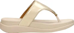 Fitflop F-Mode Go Adjustable Flatform Sandals Goudkleur Outlet