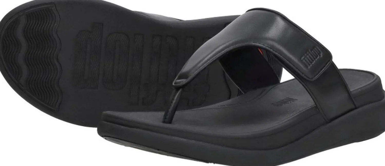 Fitflop F-Mode Go Adjustable Flatform Sandals Zwart Fashion