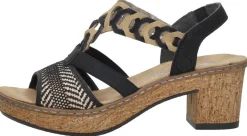Rieker Gekleed Zwart Discount