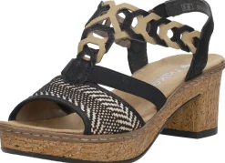 Rieker Gekleed Zwart Discount
