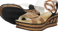 Rieker Gekleed Cognac New