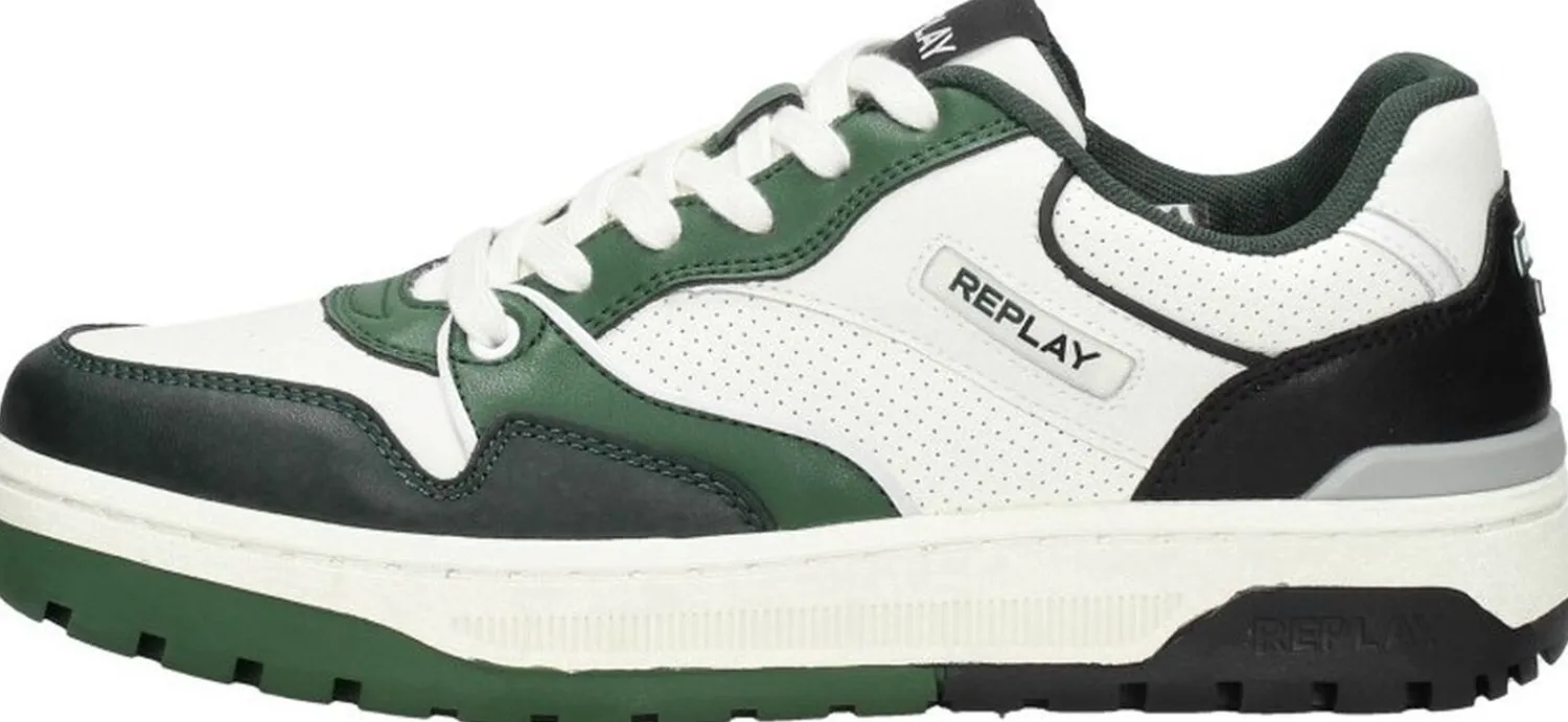 Replay Gemini Perforated Groen Fashion