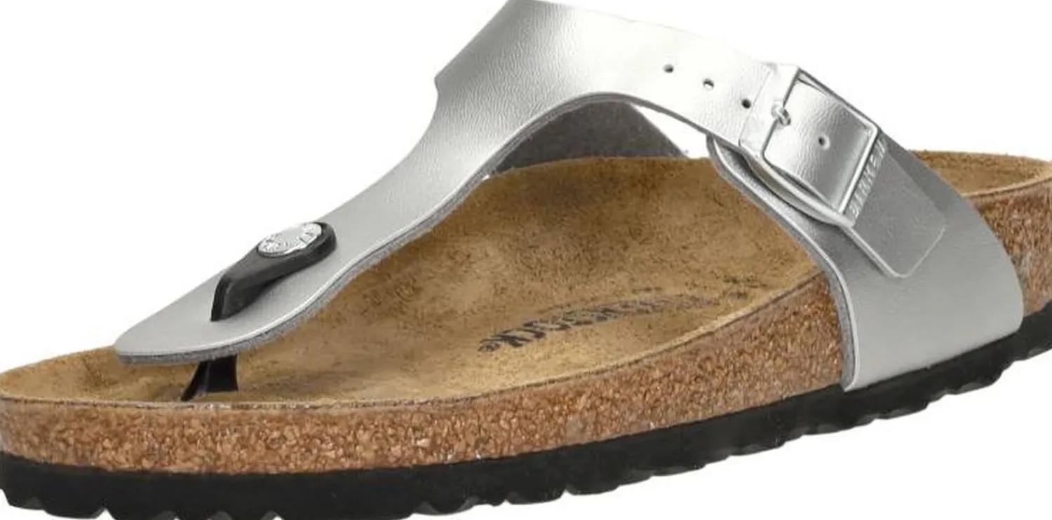 Birkenstock Gizeh Zilverkleur Fashion