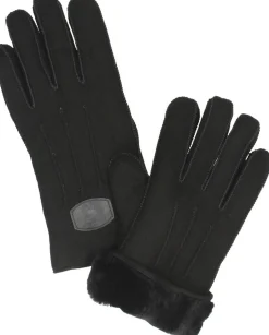 Warmbat Gloves Men Suede Zwart Fashion