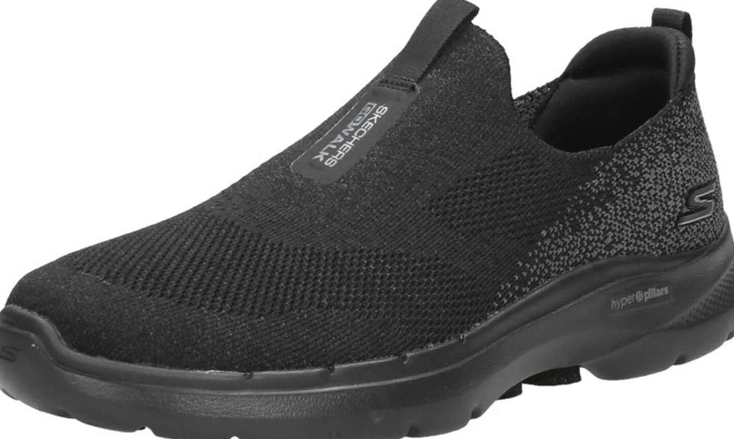 Skechers Go Walk 6 - Glimmering Zwart Hot