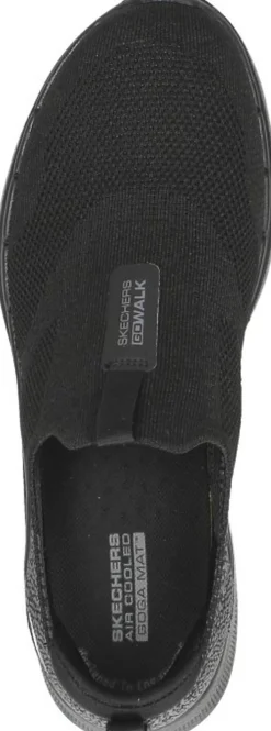 Skechers Go Walk 6 - Glimmering Zwart Hot